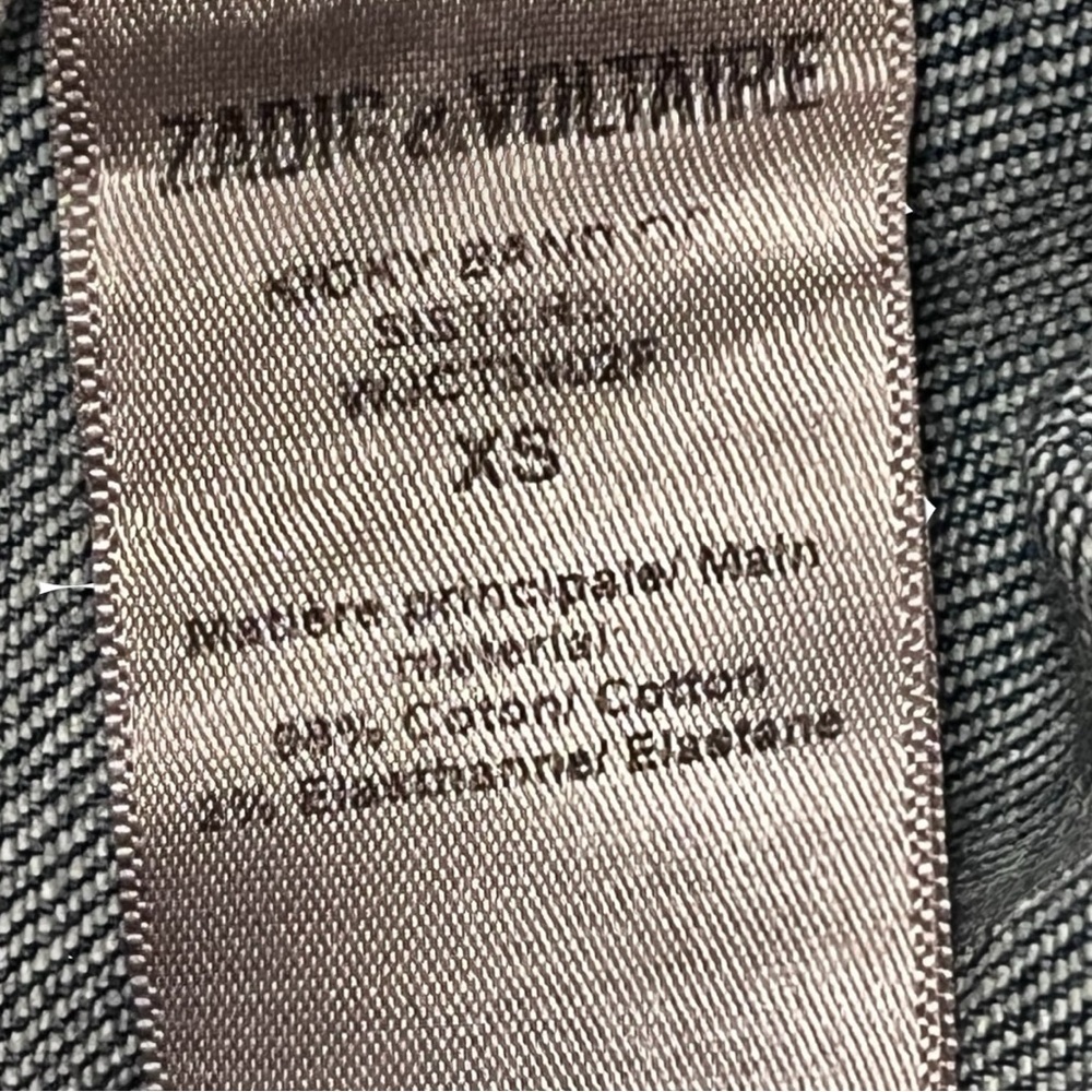 Zadig & Voltaire Kioky Band of Sisters Blue Denim Jacket
Size XS - Picture 15 of 16